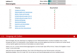 Lektionsübersicht