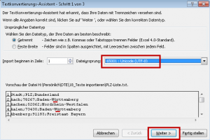 Zum Vergrößern bitte auf das Bild klicken Textkonvertierung Schritt 1 (angepasst)