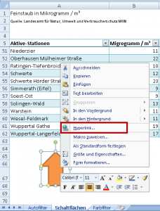 Zum Vergrößern bitte auf das Bild klicken Hyperlink anlegen