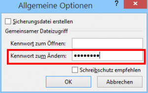 Zum Vergrößern bitte auf das Bild klicken Kennwort zum Ändern