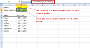 Zum Vergrößern bitte auf das Bild klicken Geburtsdatum
